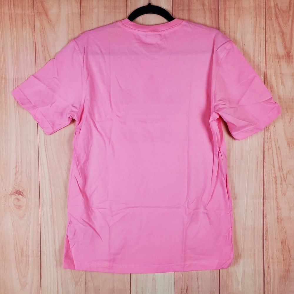 adidas Originals Trefoil Shirt Mens Sz S Pink Black Graphic - Picture 9 of 11